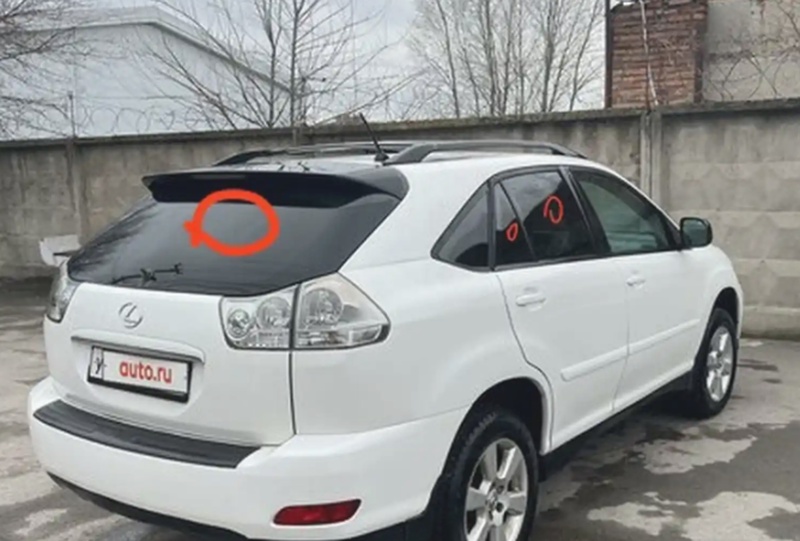 Стекло от lexus Rx